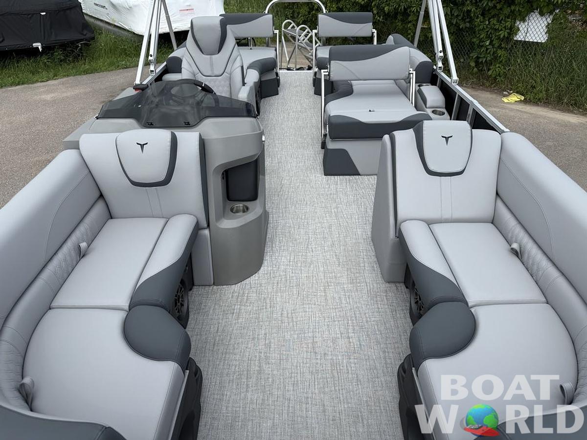 2025 Tahoe Pontoons LTZ 2385 Quad Lounge Shift Flip & Honda 4-Stroke EFI