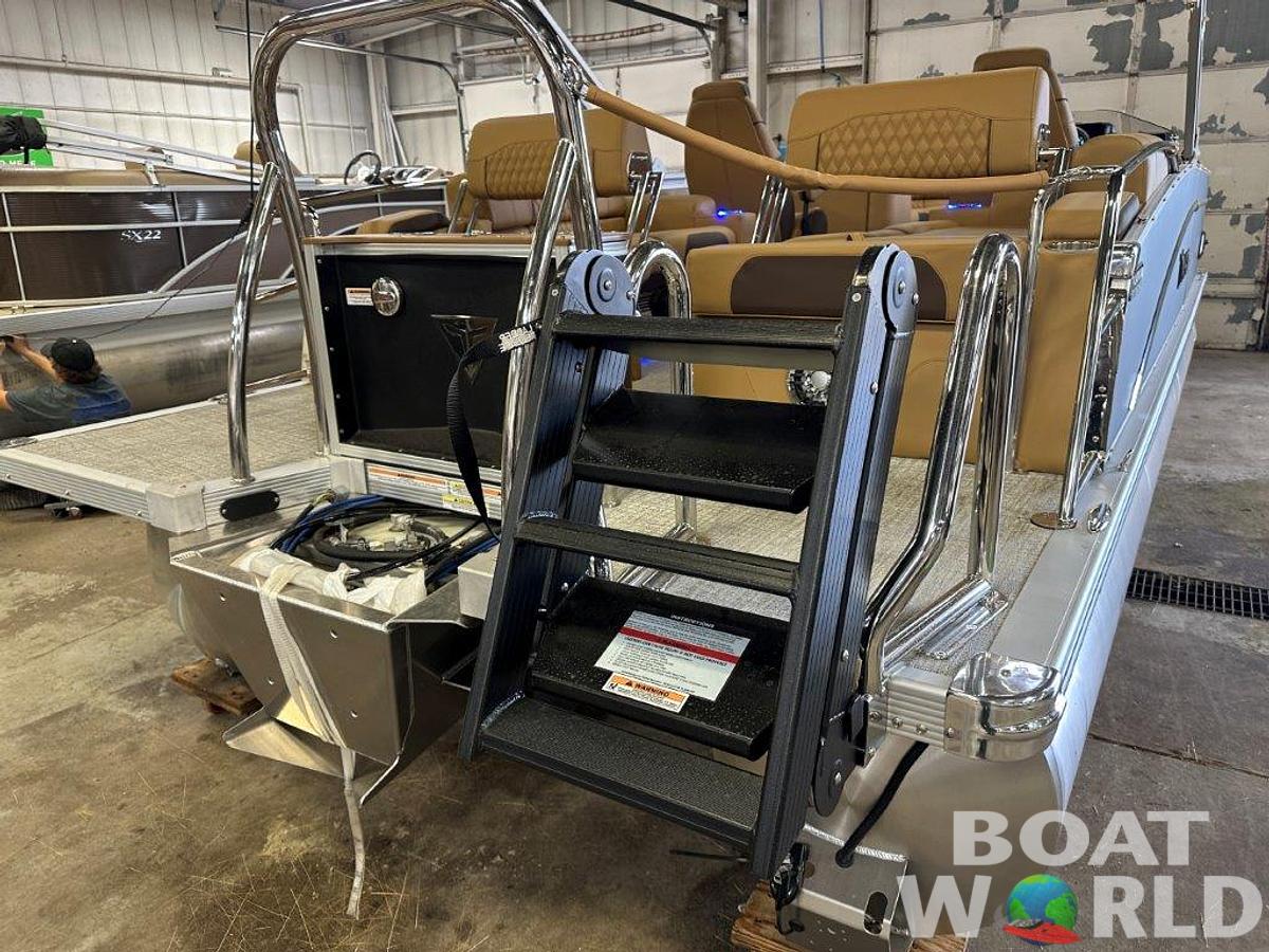 2025 Tahoe Pontoons Cascade 2385 Quad Lounge Shift SS & Honda 4-Stroke EFI