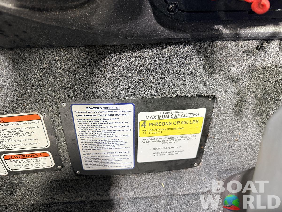 Used 2022 Tracker 175 Pro Team TF