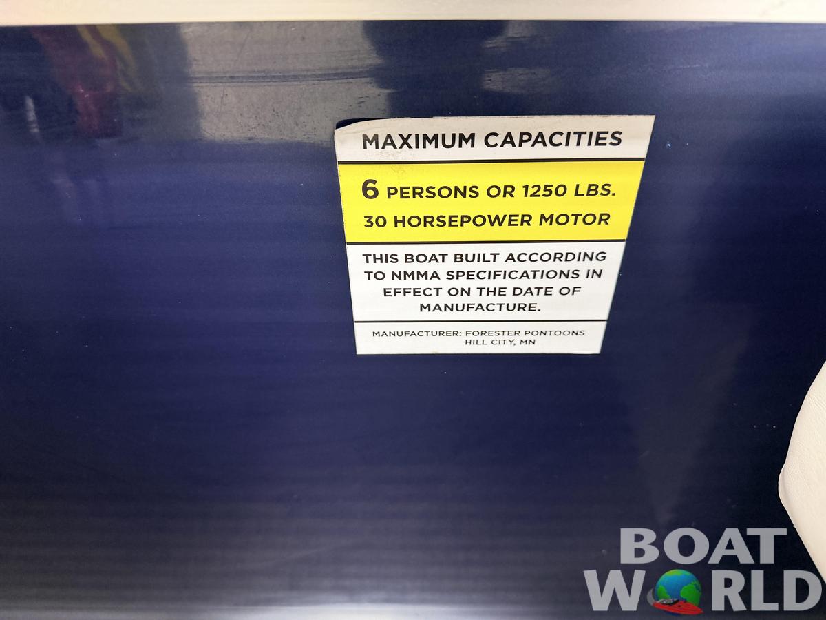 Used 2019 Forester 14' Fish n Fun Pontoon - $10,995