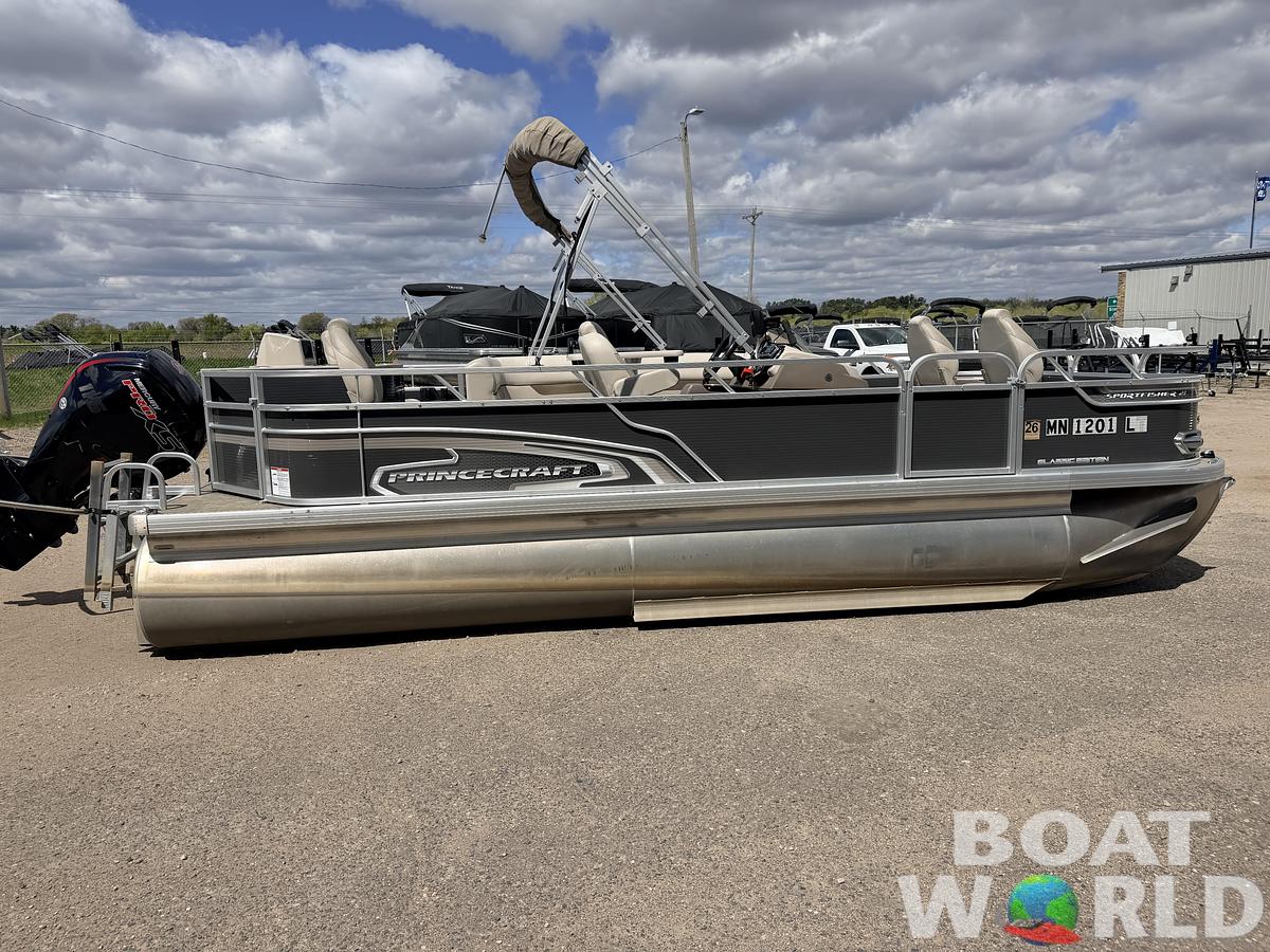 Used 2018 Princecraft Sportfisher 21 4-S Tritoon & 115HP Mercury ProXS -$32,995