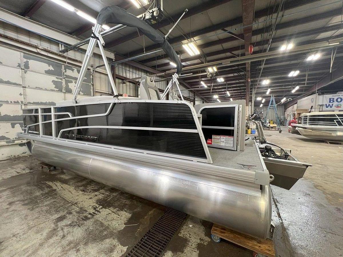 2025 Princecraft 21 Sportfisher 4-S Quad Fish Pontoon & Mercury 4-Stroke EFI