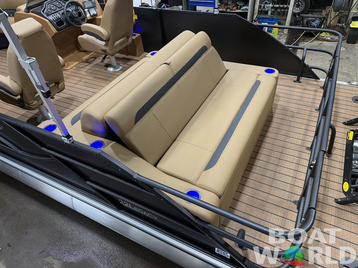 2027 Bentley Legacy 220 Swingback Pontoon & 4-Stroke Outboard $43995
