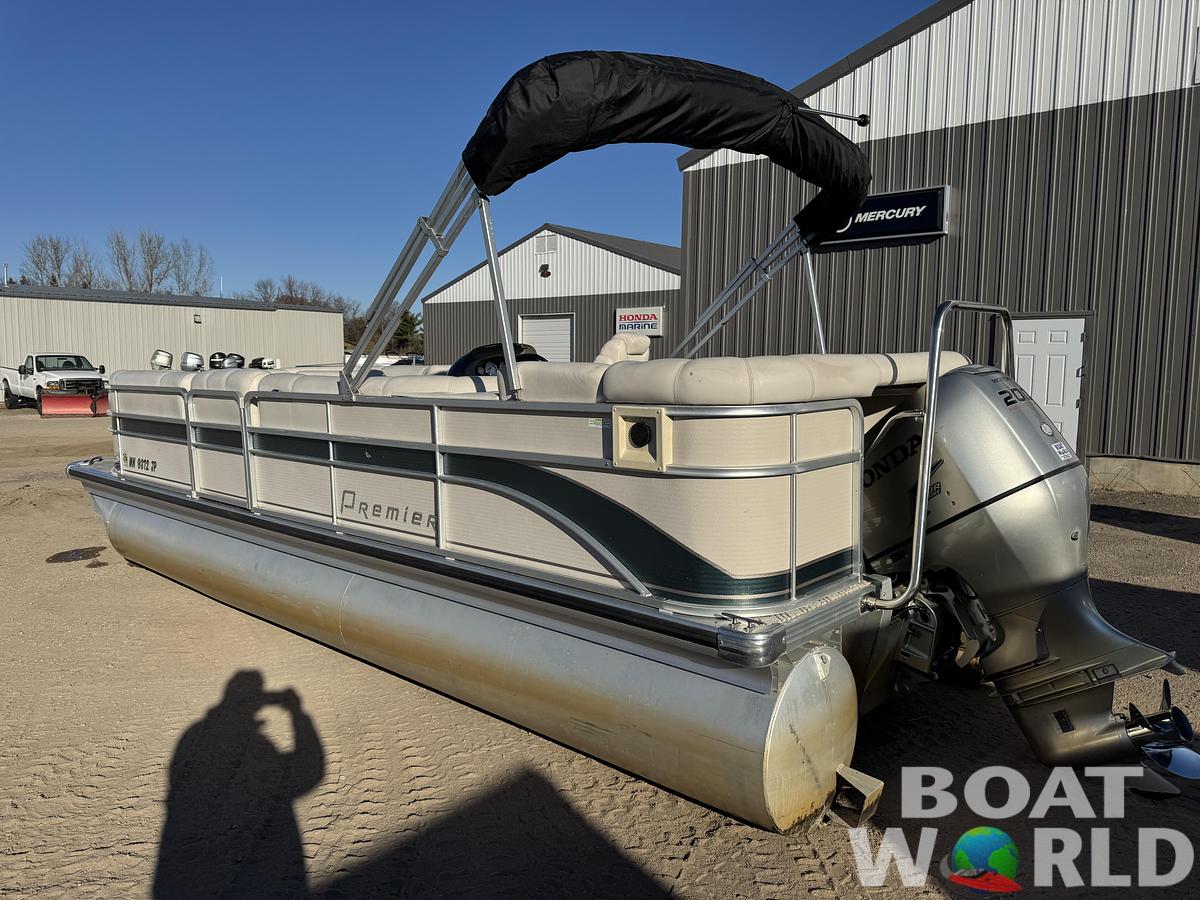 Used 2003 Premier 230 Grand Majestic Tri-toon Pontoon & 200HP Honda 4-Stroke EFI