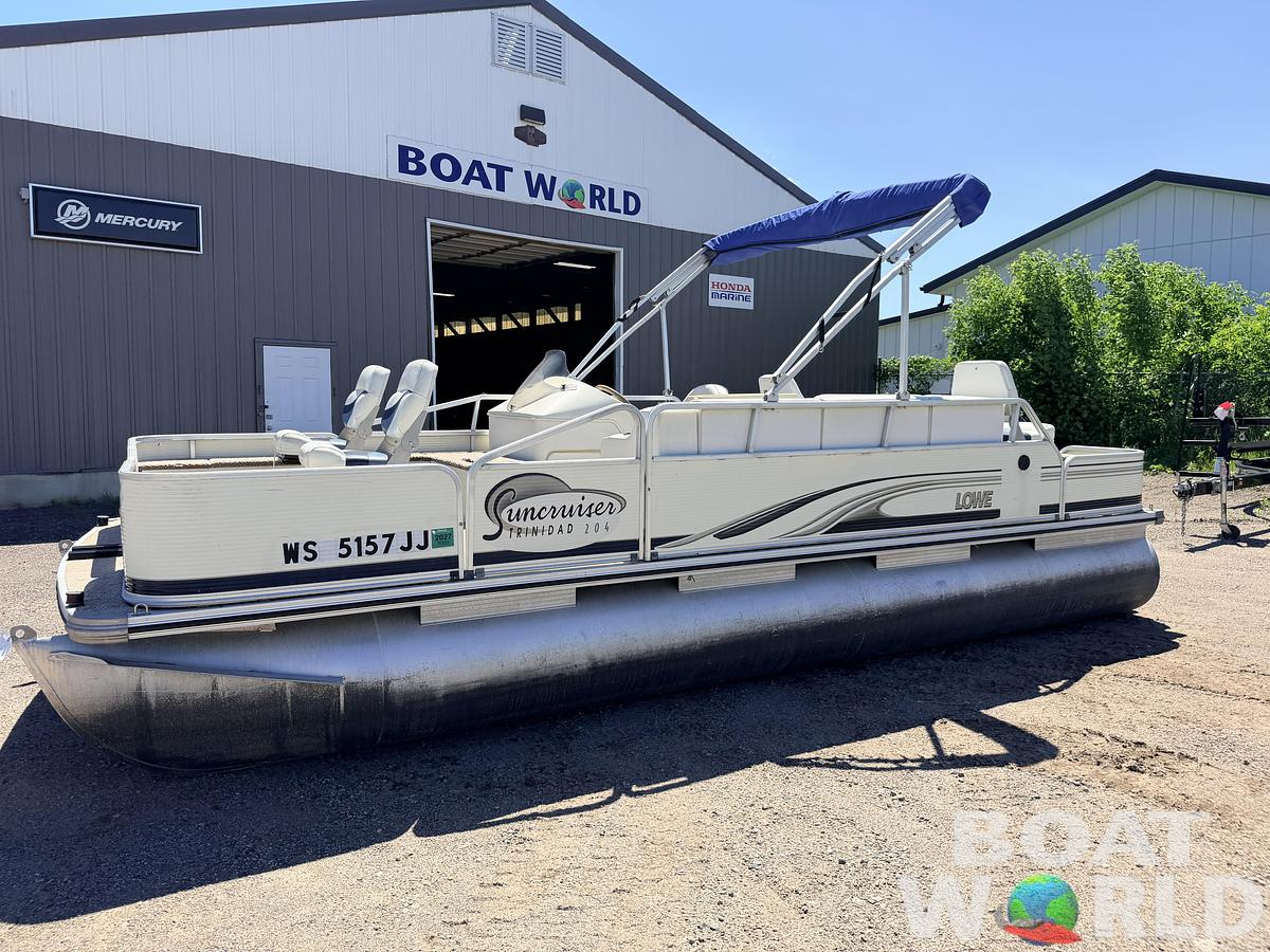 Used 2001 Lowe SunCruiser Trinidad 204 & 50HP Mercury 4Stroke -$11,995