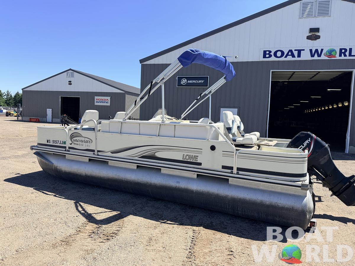 Used 2001 Lowe SunCruiser Trinidad 204 & 50HP Mercury 4Stroke -$11,995