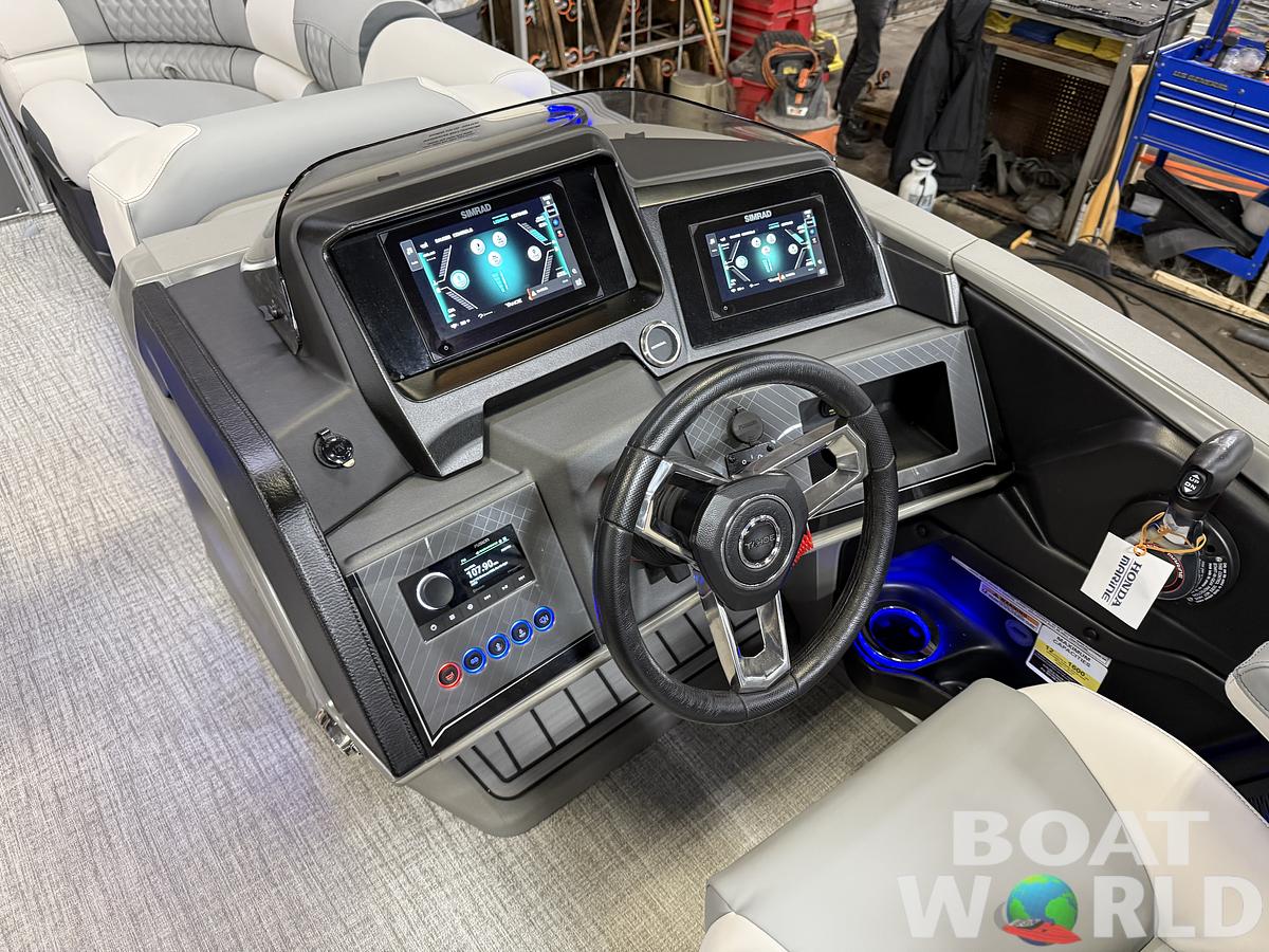2025 Tahoe Pontoons Cascade 2385 Quad Lounge Tritoon & Honda 4-Stroke EFI