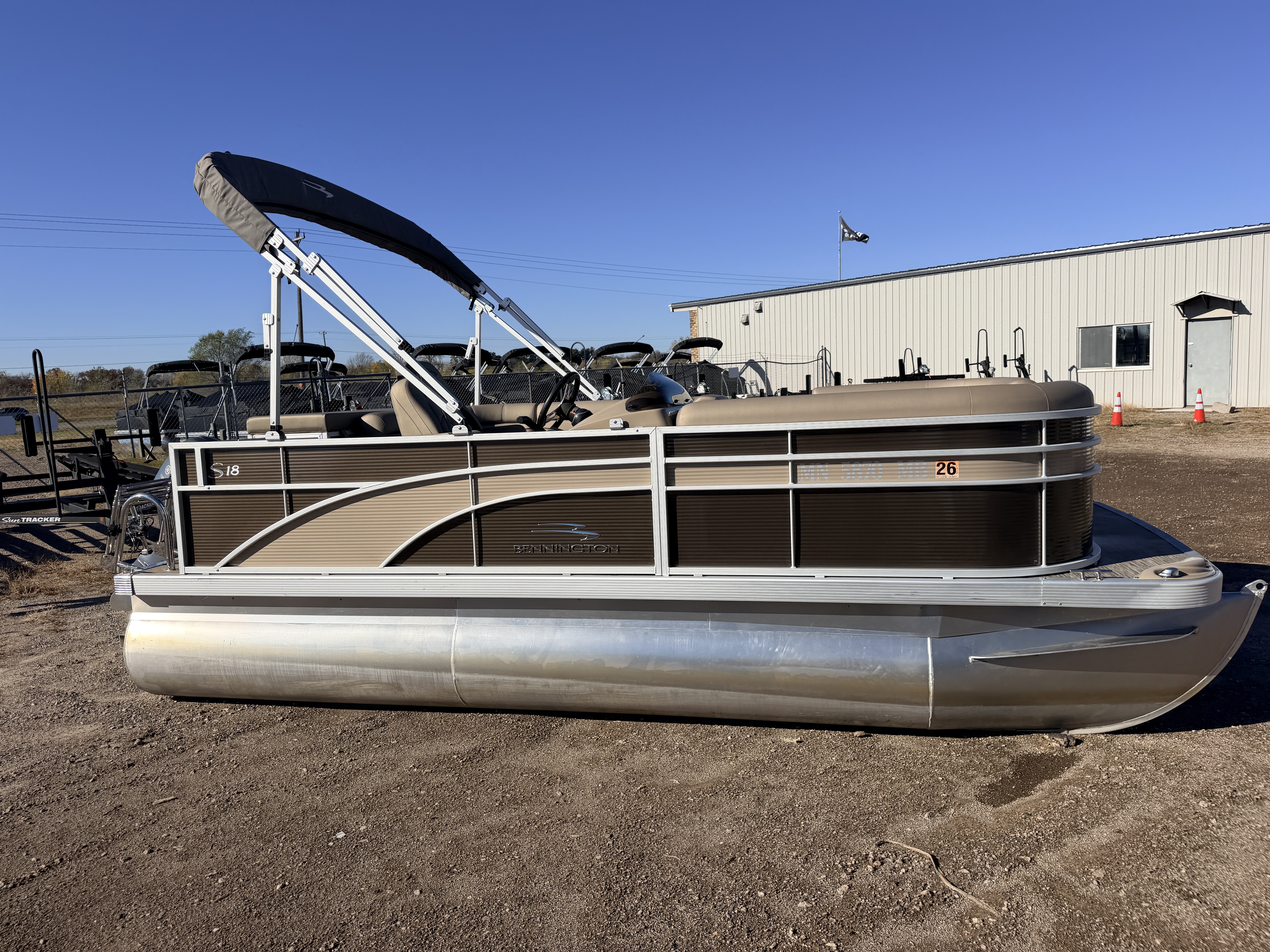Used 2021 Bennington 188 SL & 50HP Yamaha 4Stroke -$24,995