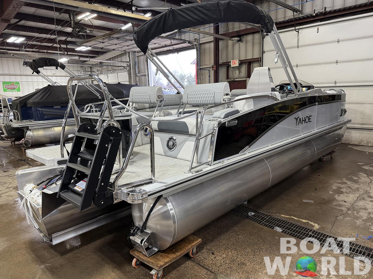 2025 Tahoe Pontoons Cascade 2385 Quad Lounge Shift Flip Tritoon & Honda 4-Stroke EFI