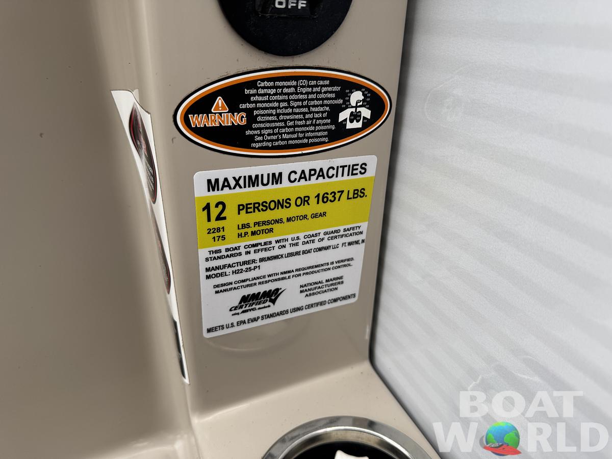 Used 2018 Harris Cruiser 220 Tritoon Pontoon