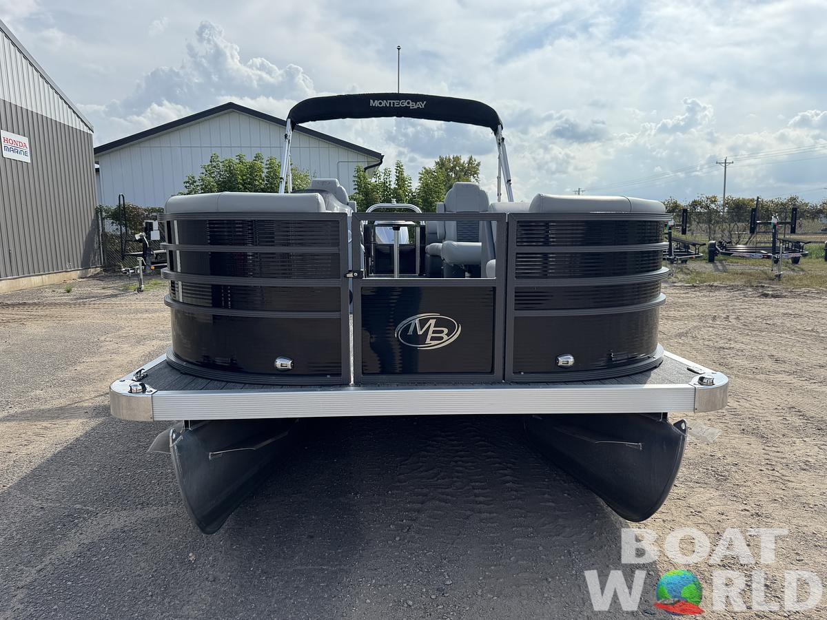 Used 2023 Montego Bay 8522 Quad Lounge Pontoon with 115HP Honda Fourstroke EFI