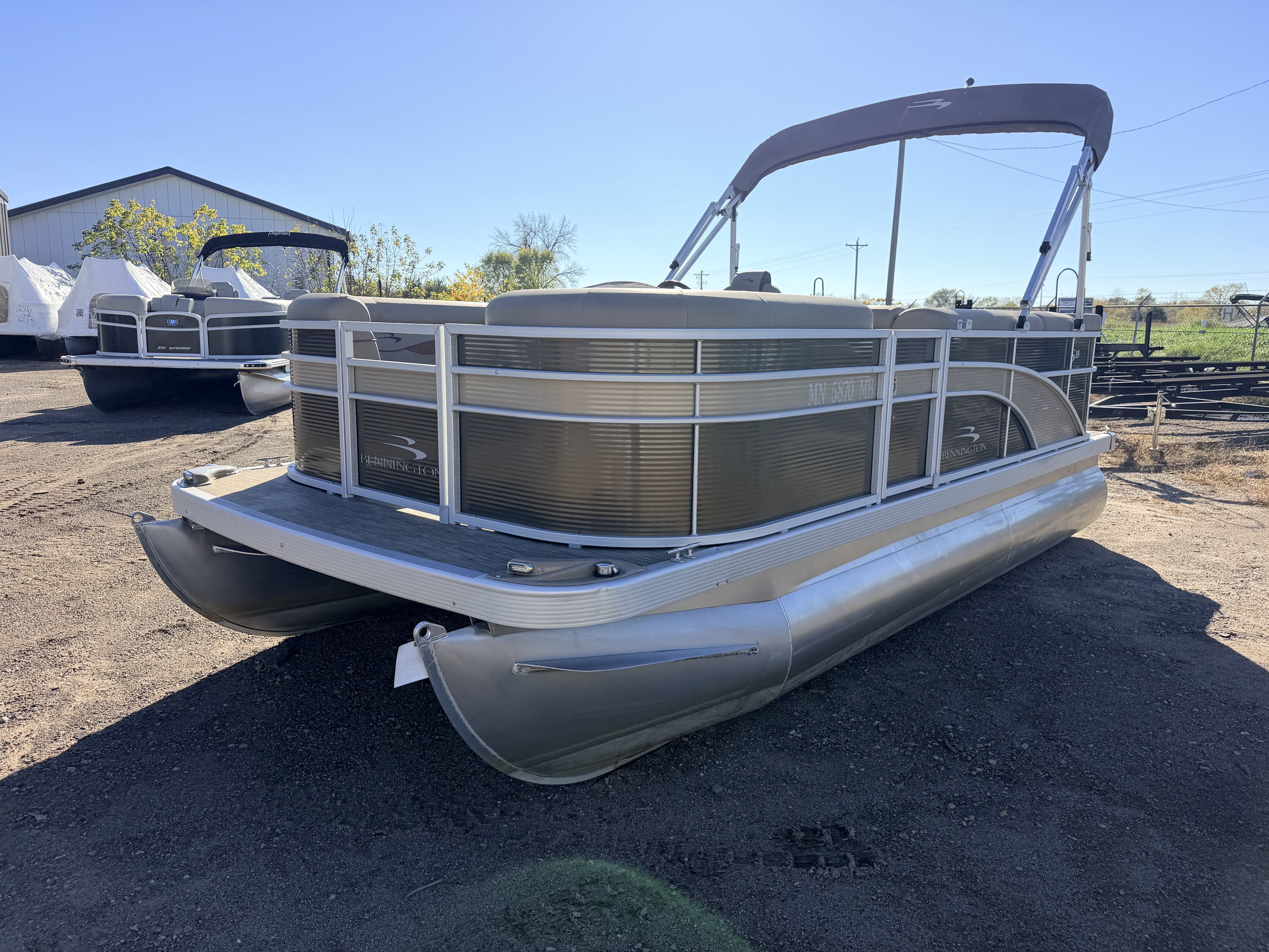 Used 2021 Bennington 188 SL & 50HP Yamaha 4Stroke -$24,995