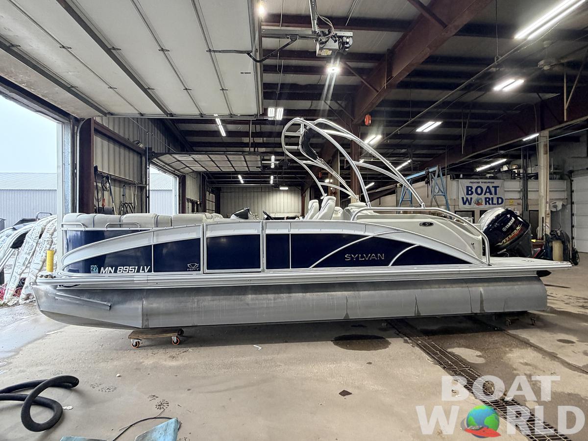 Used 2017 Sylvan S3 Rear Lounge with Sport Tower & 150HP Yamaha SHO VMAX - $39,995