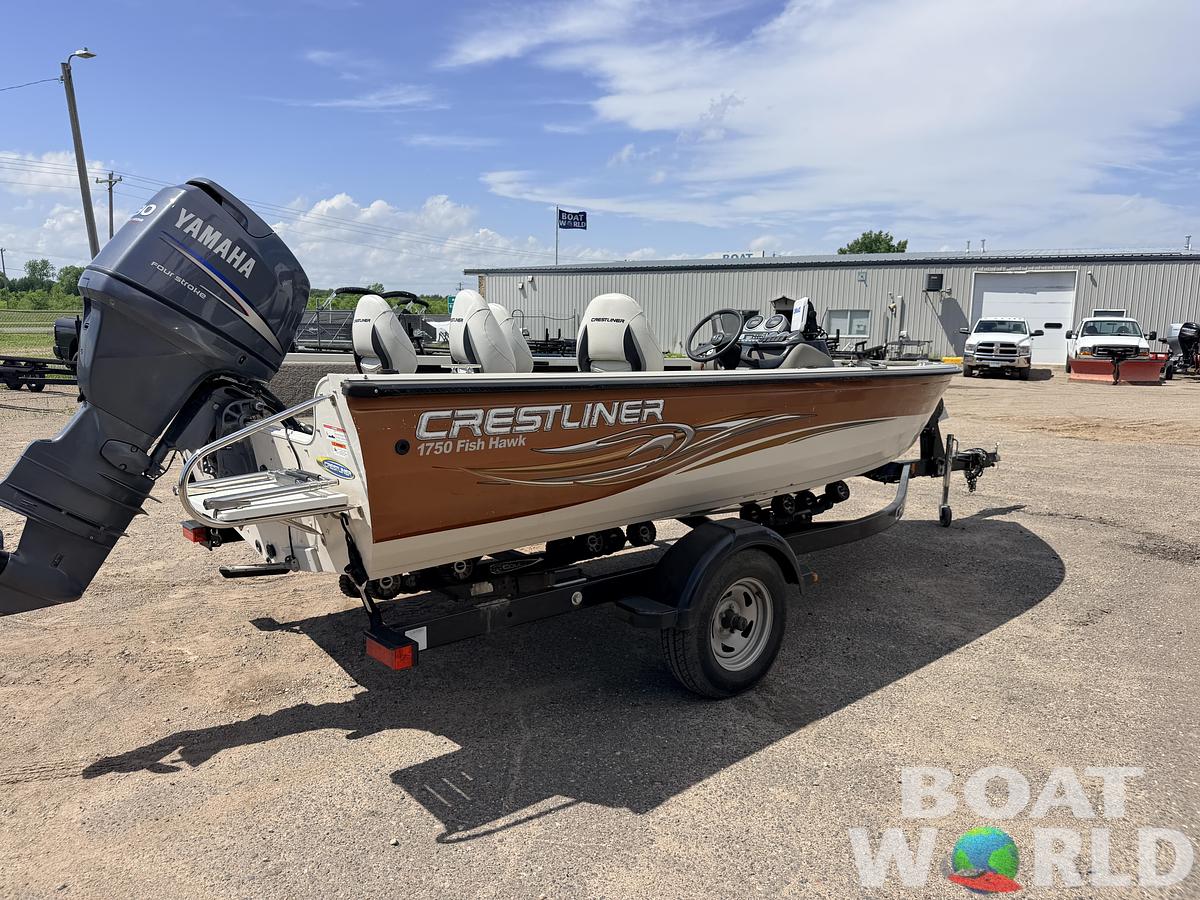 Used 2008 Crestliner 1750 Fish Hawk & 90HP Yamaha 4Stroke - $12,995