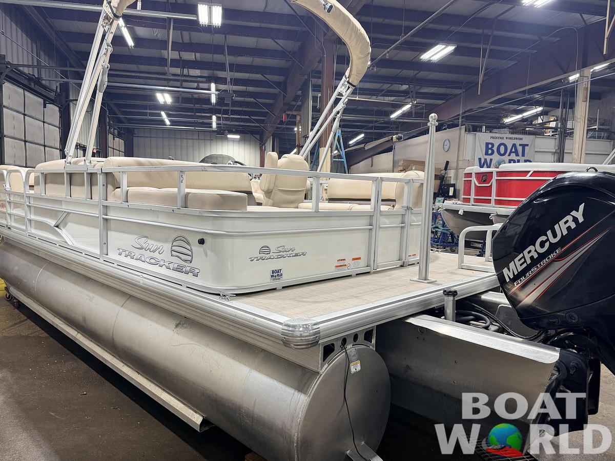 Used 2017 Sun Tracker  Party Barge 22 150HP Tritoon $34,995