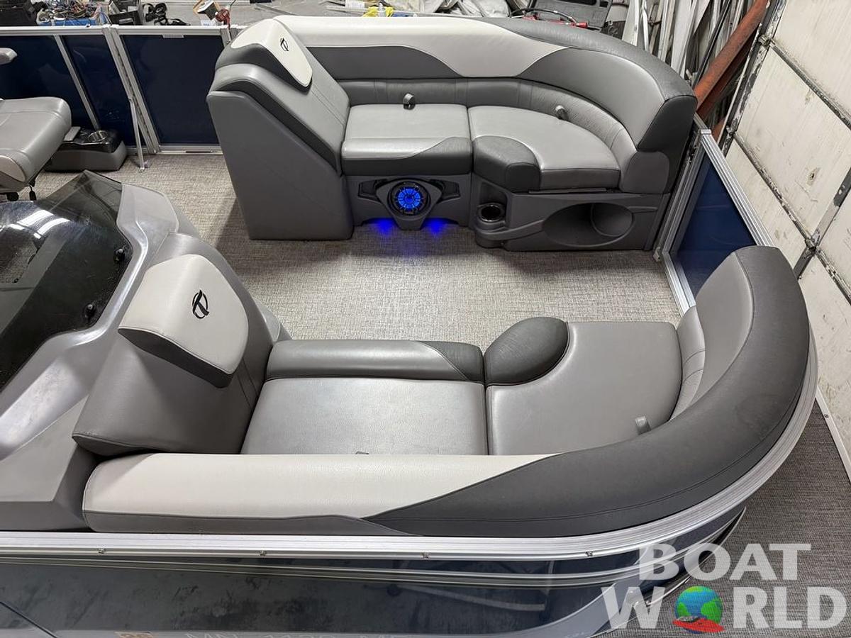 Used 2022 Tahoe Pontoons LTZ 2385 Quad Lounge Tritoon Pontoon & Honda 4-Stroke EFI