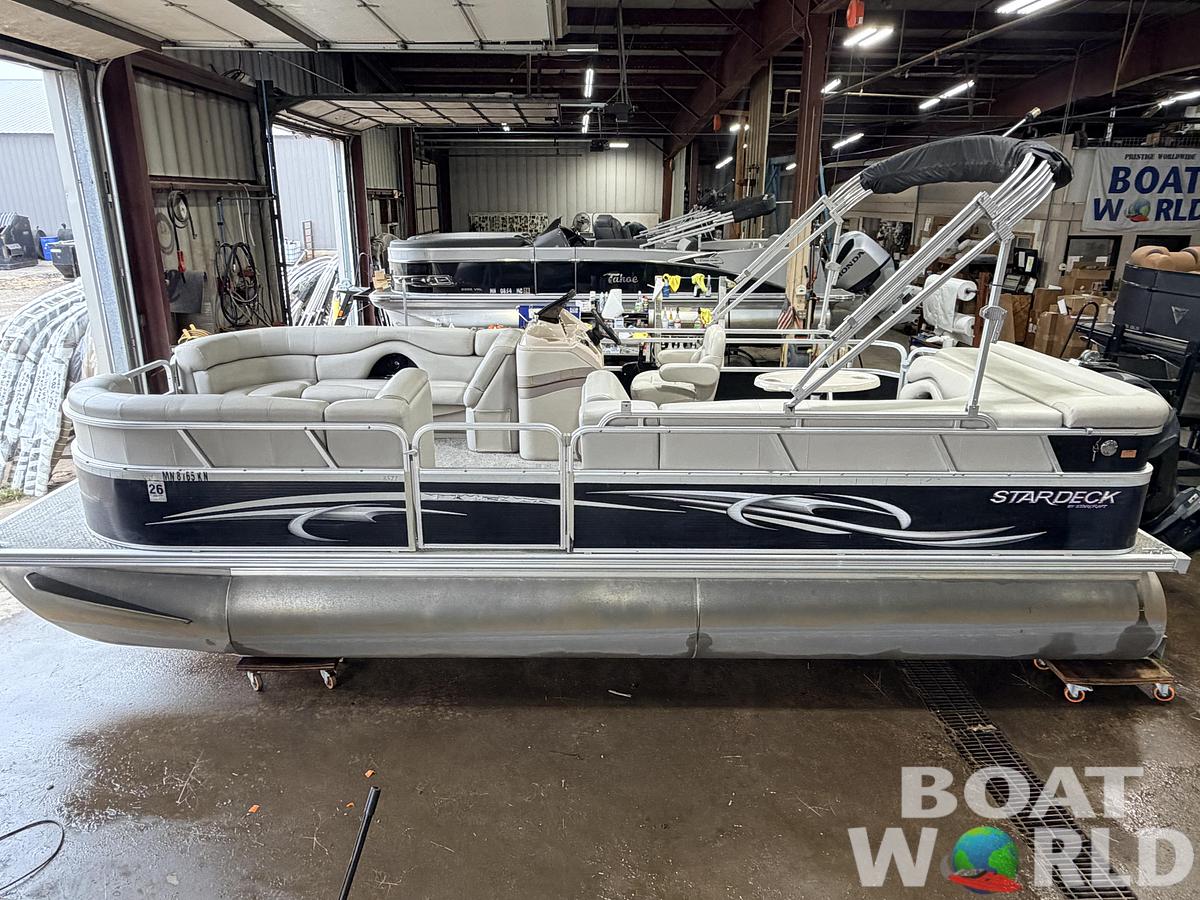 Used 2010 Starcraft StarDeck 8522 & 50HP Mercury 4Stroke -$14,995