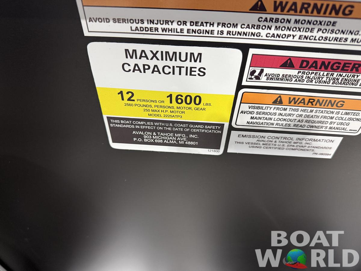 2026 Tahoe LTZ 2385 VRB Swingback Tritoon $51995