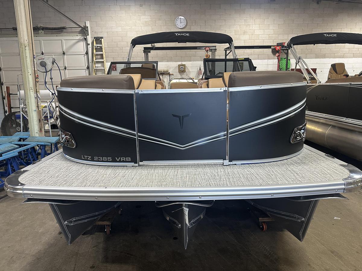 2025 Tahoe Pontoons LTZ 2385 Swingback (VRB) Windshield Tritoon & Honda 4-Stroke EFI