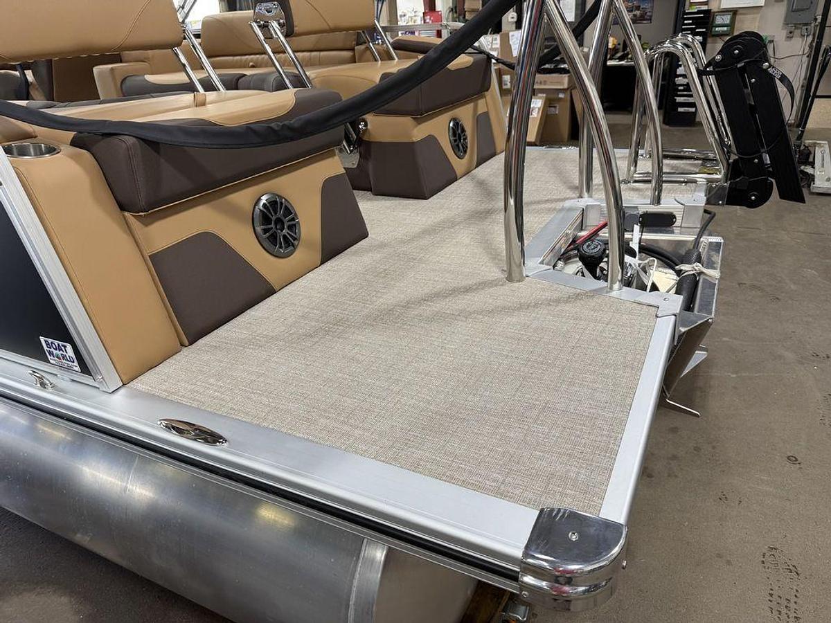 2025 Tahoe Pontoons LTZ 2385 Quad Lounge Shift Flip & Honda 4-Stroke EFI