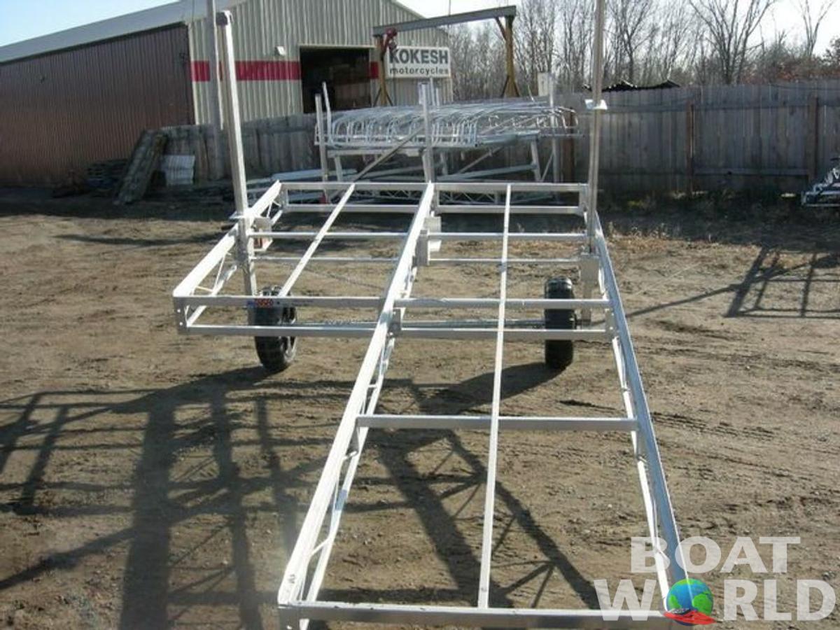 Aluminum Dock "Roll In" L8 Platform Dock w/ Aluminum Decking