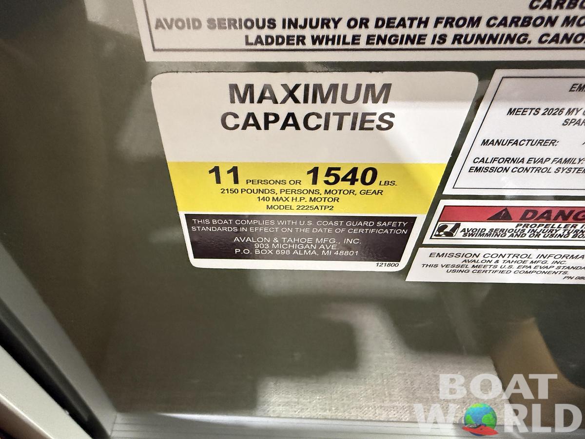 2026 Tahoe Pontoons Sport 23E80 Fish & Cruise Pontoon 