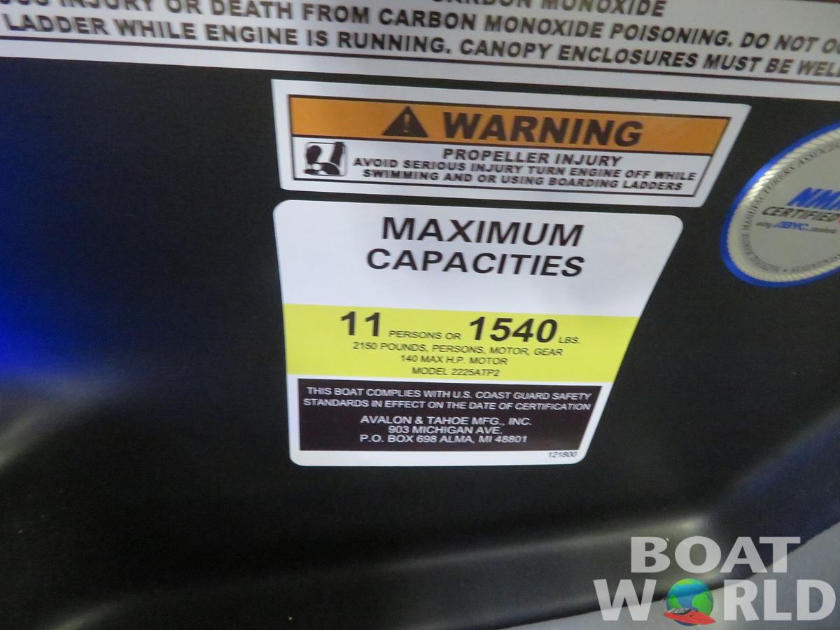 2024 Tahoe Pontoons Cascade 2385 Swingback (VRB) & Honda 4-Stroke EFI