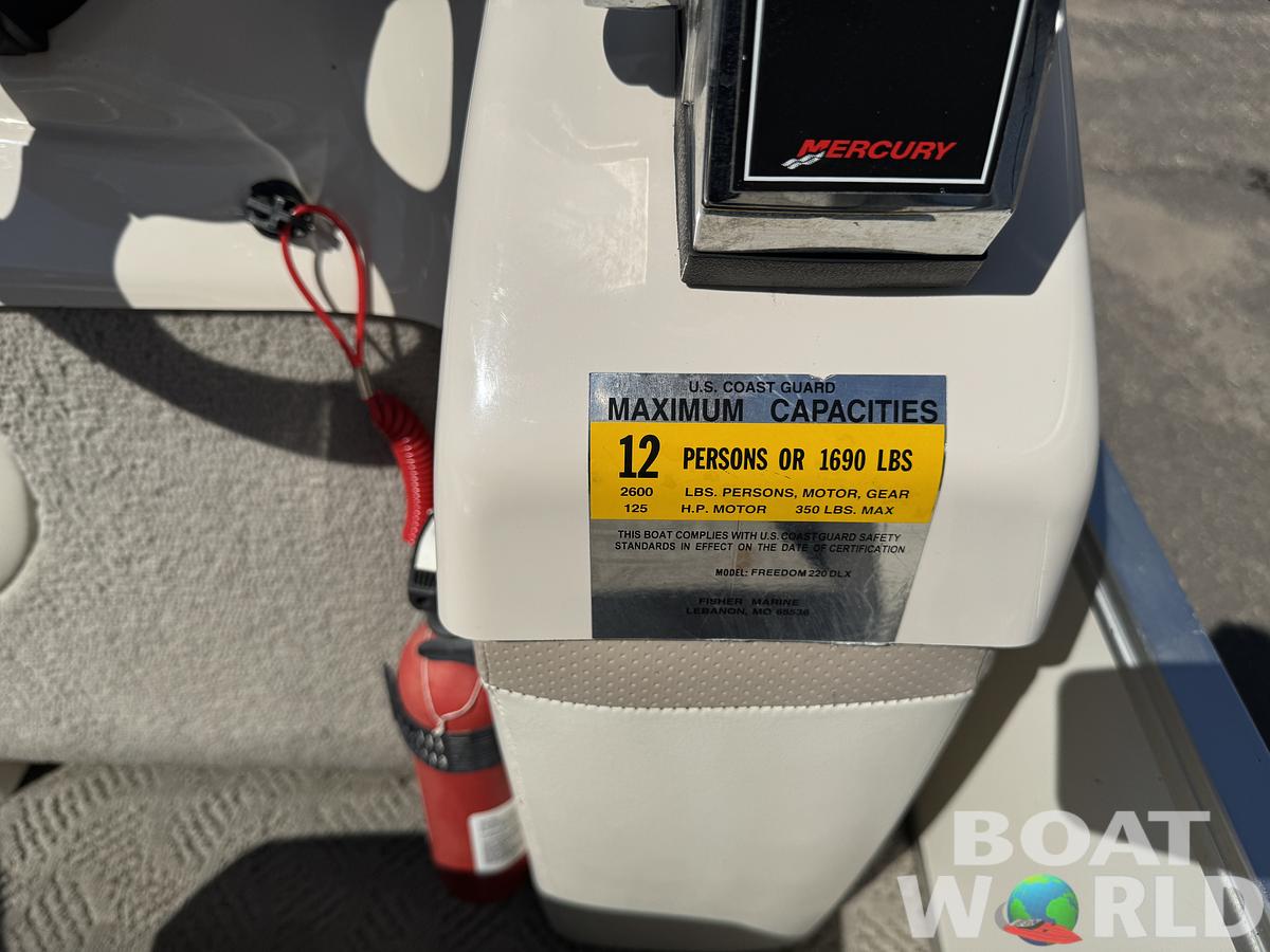 Used 2004 Fisher 220 Freedom Pontoon