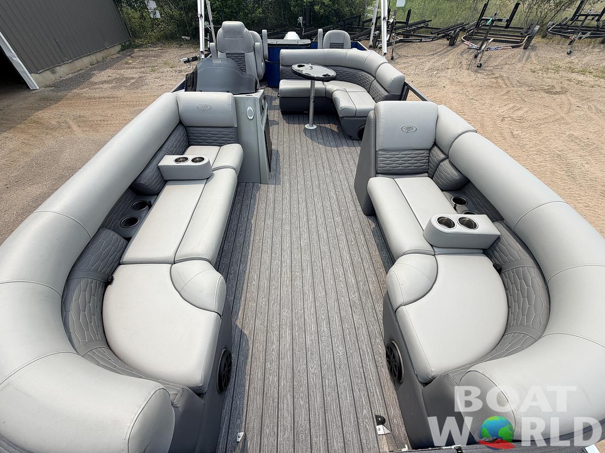 Used 2021 Montego Bay 8522 Fish & Cruise Deluxe Pontoon & 90HP Honda 4Stroke -$29,995