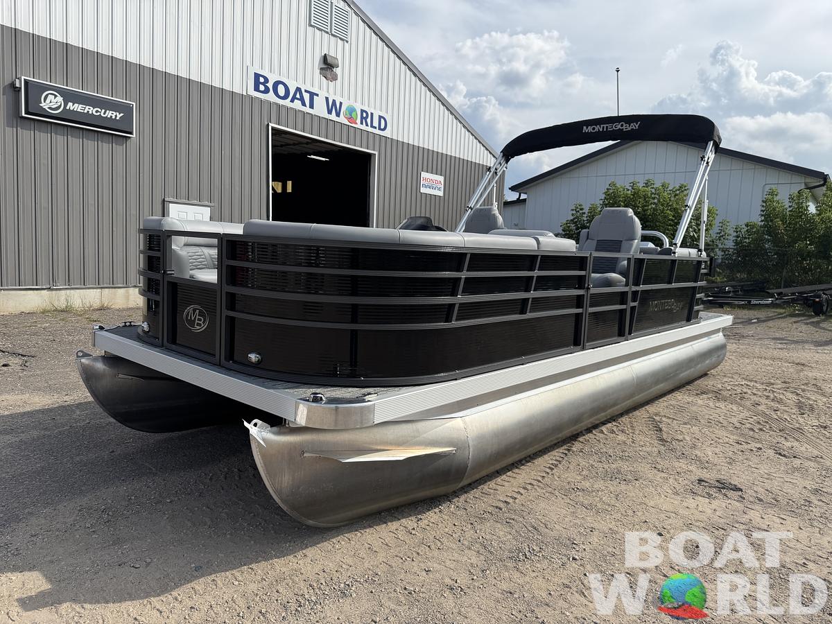 Used 2023 Montego Bay 8522 Quad Lounge Pontoon with 115HP Honda Fourstroke EFI