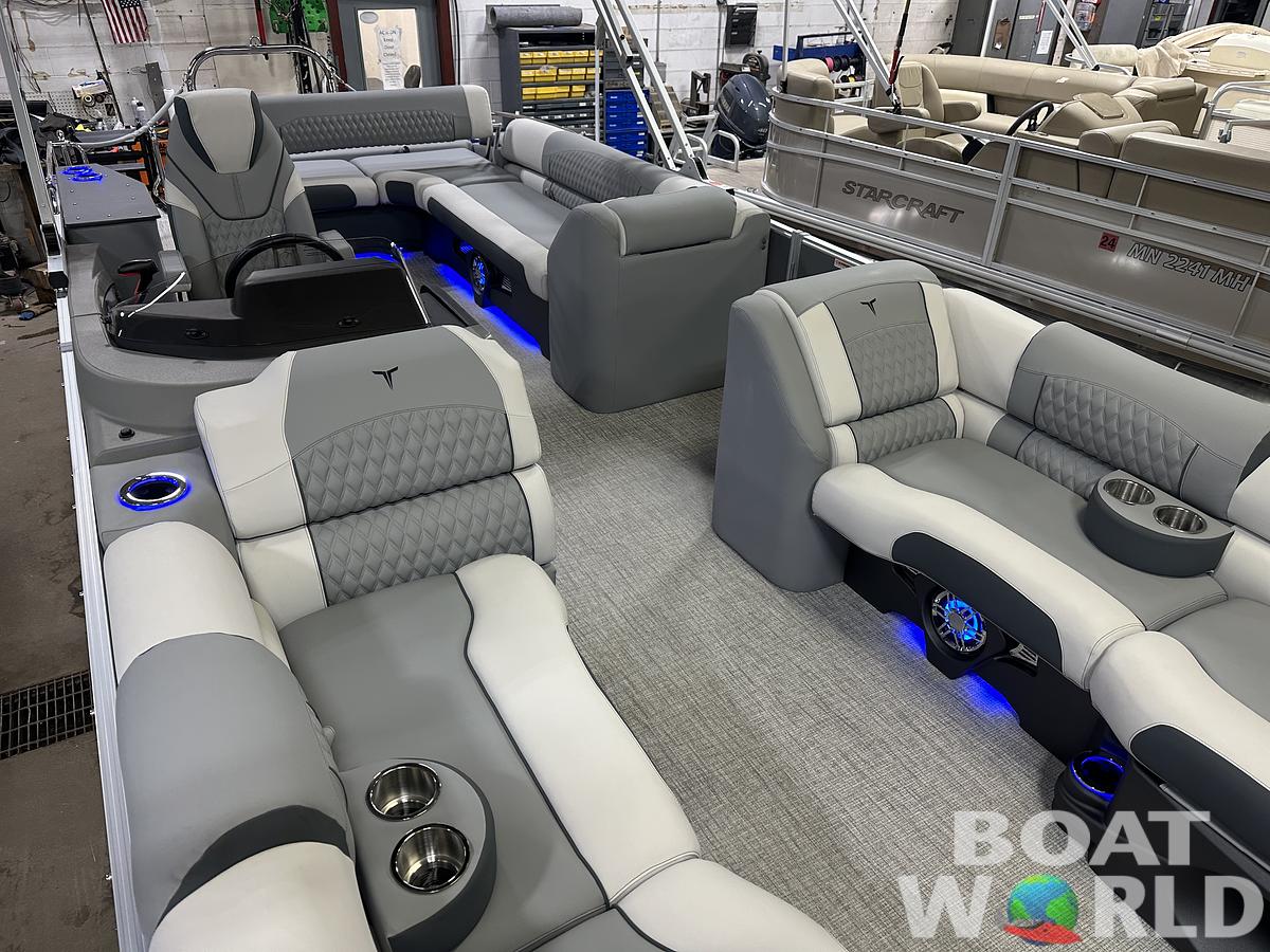 2025 Tahoe Pontoons Cascade 2385 Cruise Rear Bench (CRB) Tritoon & Honda 4-Stroke EFI