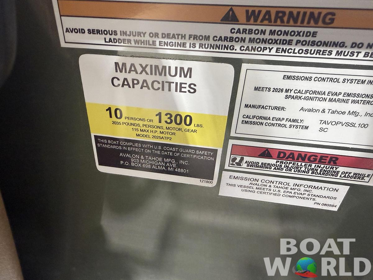 2026 Tahoe Pontoons Sport 2185 Swingback (VRB)