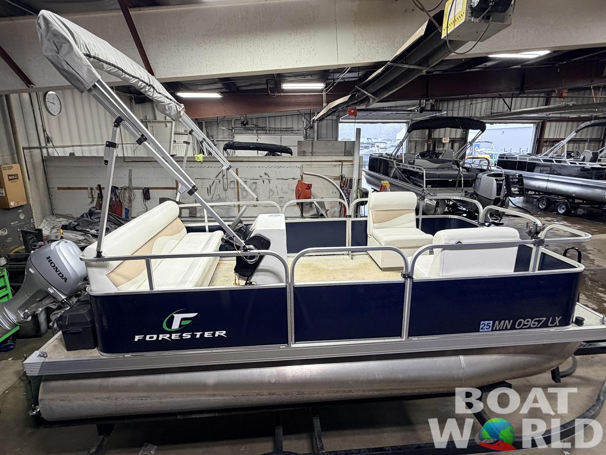 Used 2019 Forester 14' Fish n Fun Pontoon - $10,995