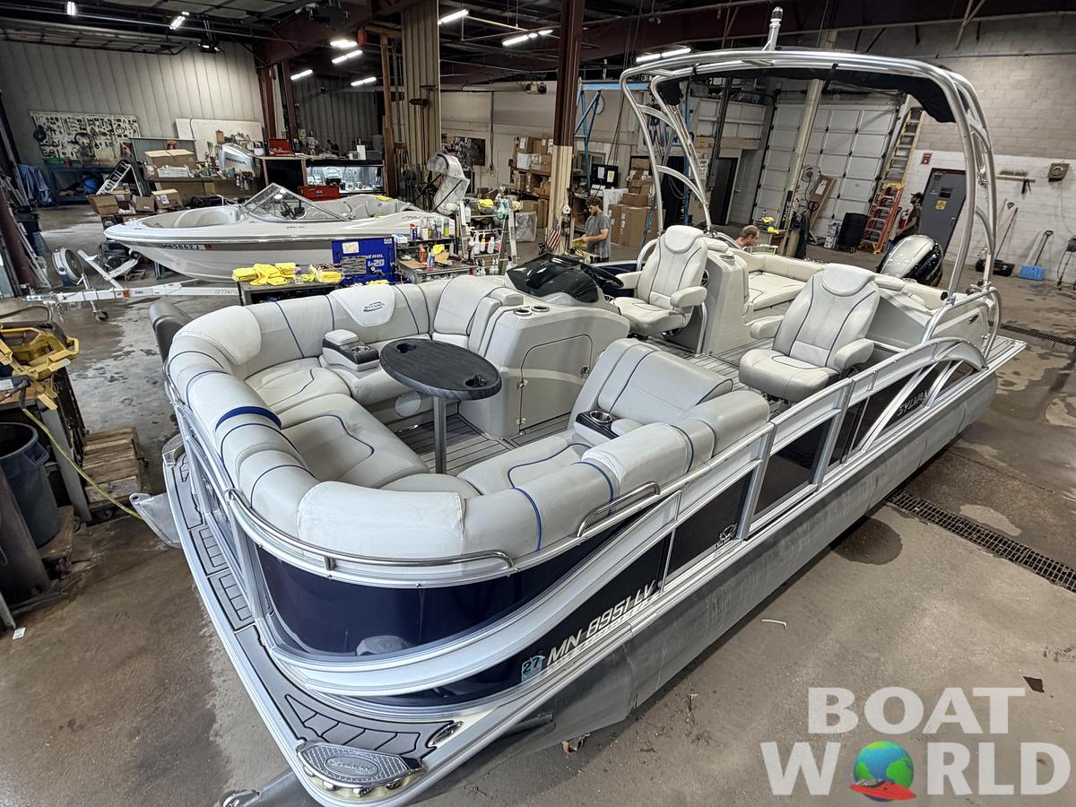 Used 2017 Sylvan S3 Rear Lounge with Sport Tower & 150HP Yamaha SHO VMAX - $39,995