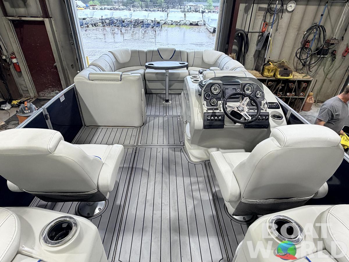 Used 2017 Sylvan S3 Rear Lounge with Sport Tower & 150HP Yamaha SHO VMAX - $39,995
