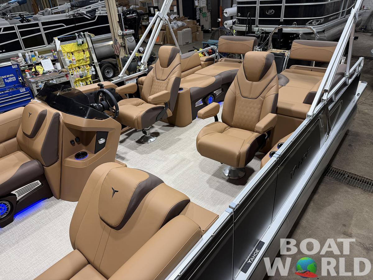 2027 Tahoe LTZ 2385 Quad Lounge Shift SS Tritoon & 4-Stroke Outboard $55995