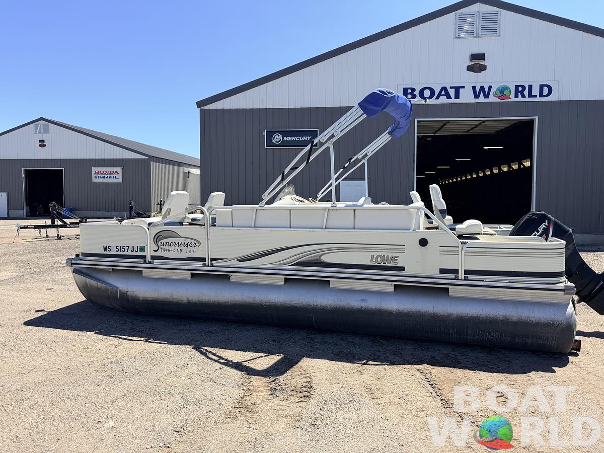 Used 2001 Lowe SunCruiser Trinidad 204 & 50HP Mercury 4Stroke -$11,995
