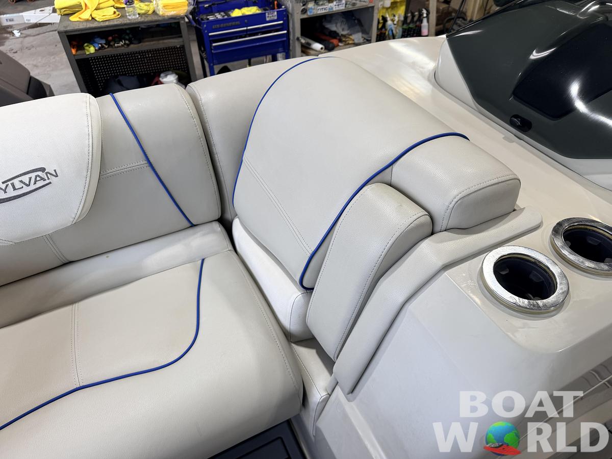 Used 2017 Sylvan S3 Rear Lounge with Sport Tower & 150HP Yamaha SHO VMAX - $39,995
