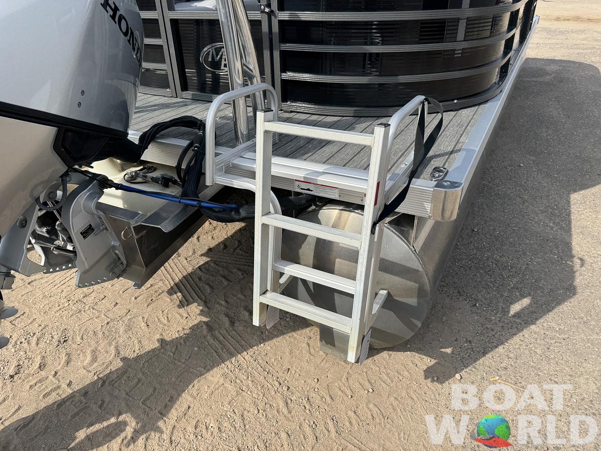 Used 2023 Montego Bay 8522 Quad Lounge Pontoon with 115HP Honda Fourstroke EFI