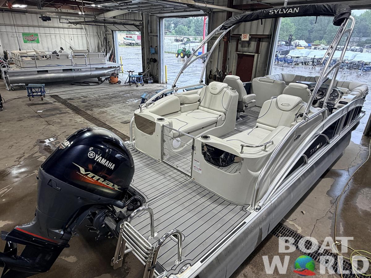 Used 2017 Sylvan S3 Rear Lounge with Sport Tower & 150HP Yamaha SHO VMAX - $39,995