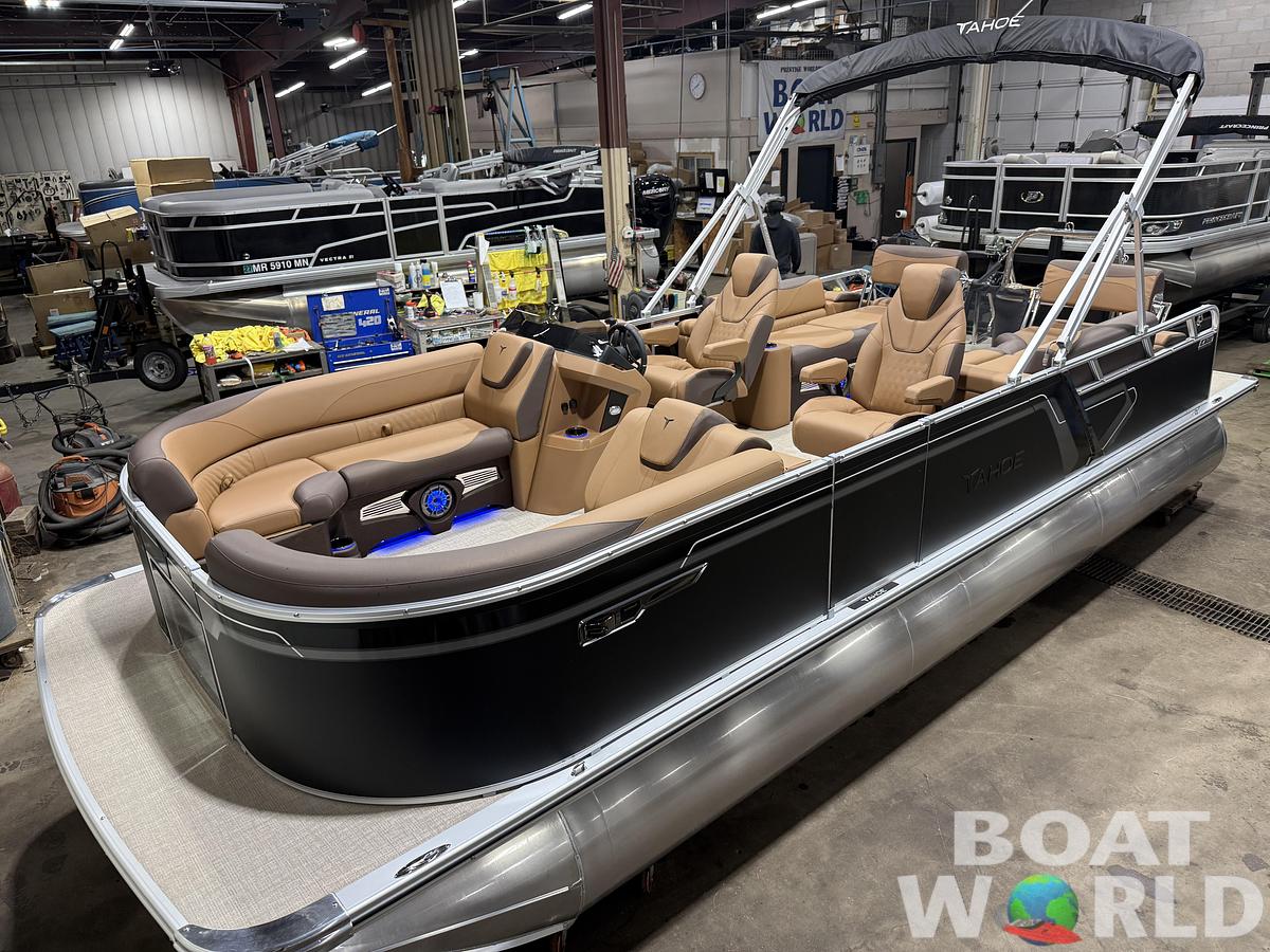 2027 Tahoe LTZ 2385 Quad Lounge Shift SS Tritoon & 4-Stroke Outboard $55995