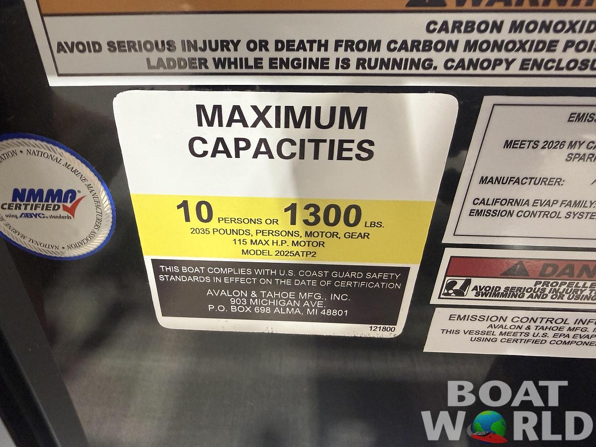 2026 Tahoe Pontoons Sport 2180 Swingback (VRB)