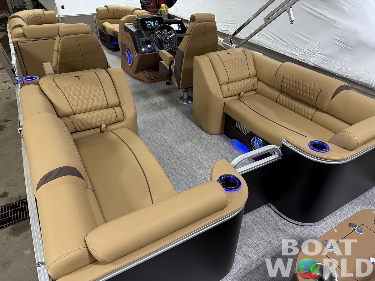2025 Tahoe Pontoons Cascade 2385 Quad Lounge & Honda 4-Stroke EFI