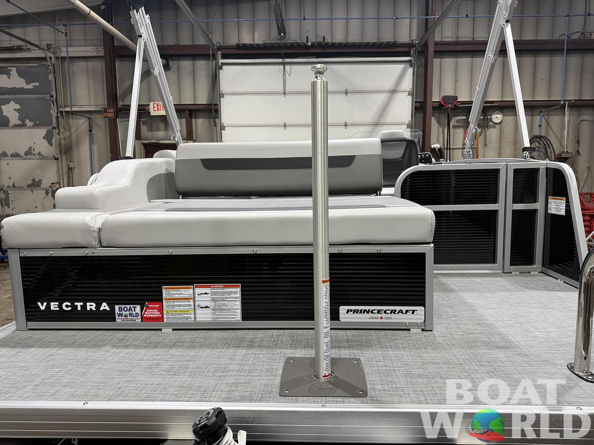 2026 Princecraft Vectra 23 RL Long Lounge Swingback Tritoon 