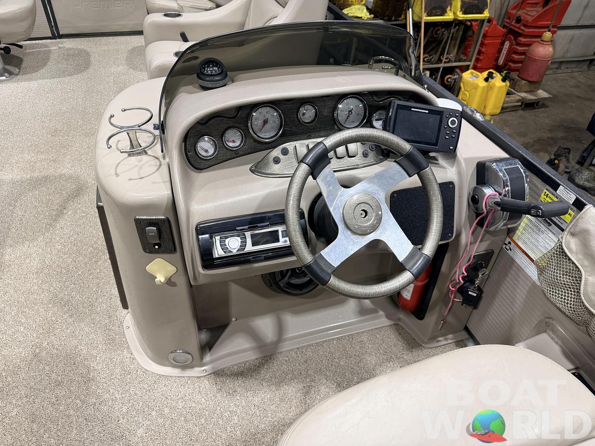 Used 2007 Premier 251 Cast-a-Way Fish & Cruise Pontoon & 115HP Mercury 4Stroke - $19,995