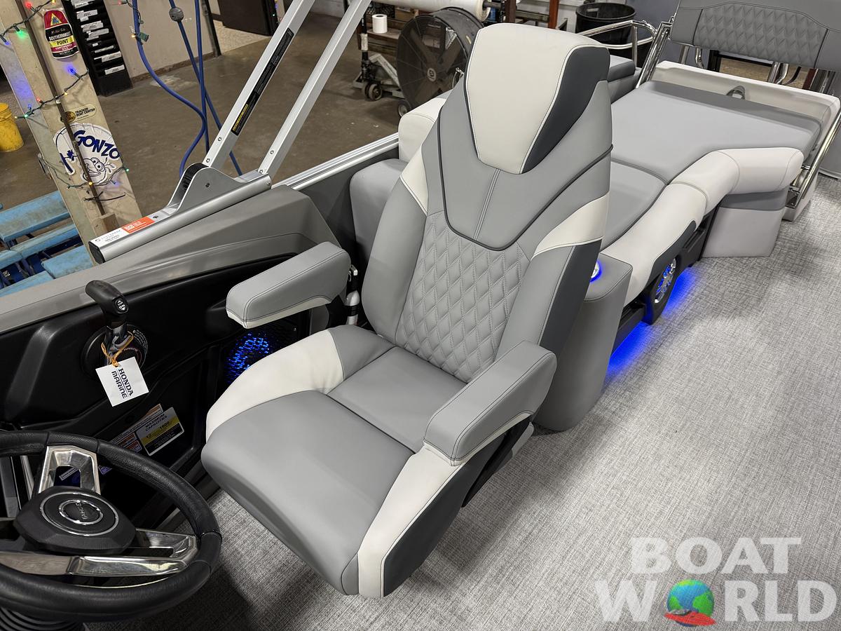 2025 Tahoe Pontoons Cascade 2385 Quad Lounge Shift SS Tritoon & Honda 4-Stroke EFI