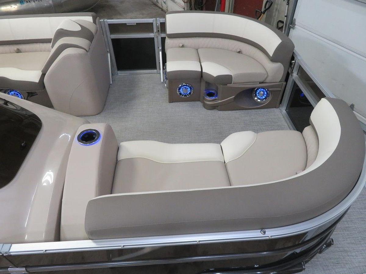 Used 2023 Tahoe Pontoons Cascade 2385 Rear Fish Tritoon & 150HP 4-Stroke EFI