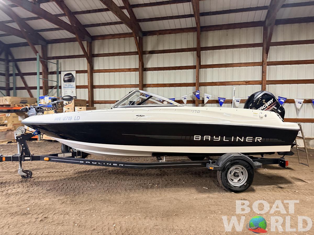 Used 2013 Bayliner 170 Fish & Ski with Single Axle Trailer & 115HP Mercury 4Stroke - $12,995