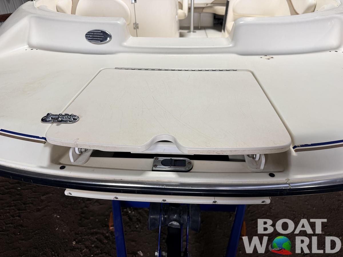 Used 2003 Glastron DX215 Deck Boat & 220HP 5.0L Volvo/Penta with Tandem Axle Trailer -$9,995