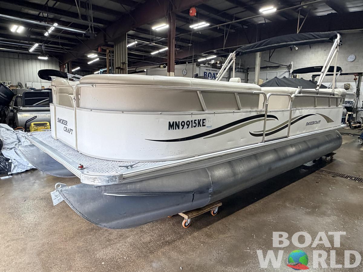 Used 2006 SmokerCraft 8522 Cruise Pontoon & 60HP Yamaha 4-Stroke - $14,995